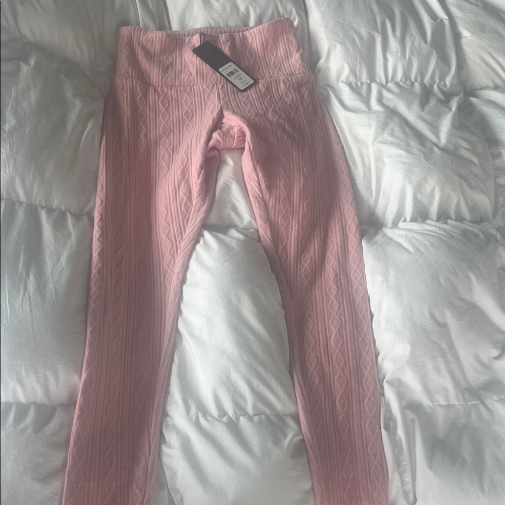 Ultra Soft Beach Bunny Pink Skinny Pants/Leggings